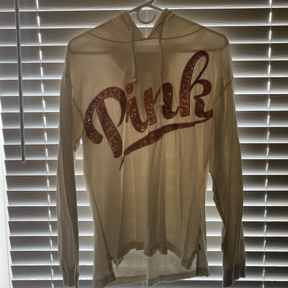 PINK Sequin Pullover